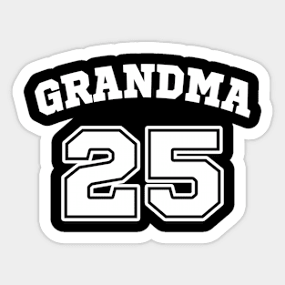 Grandma 2025 Pregnancy Announcement Sticker